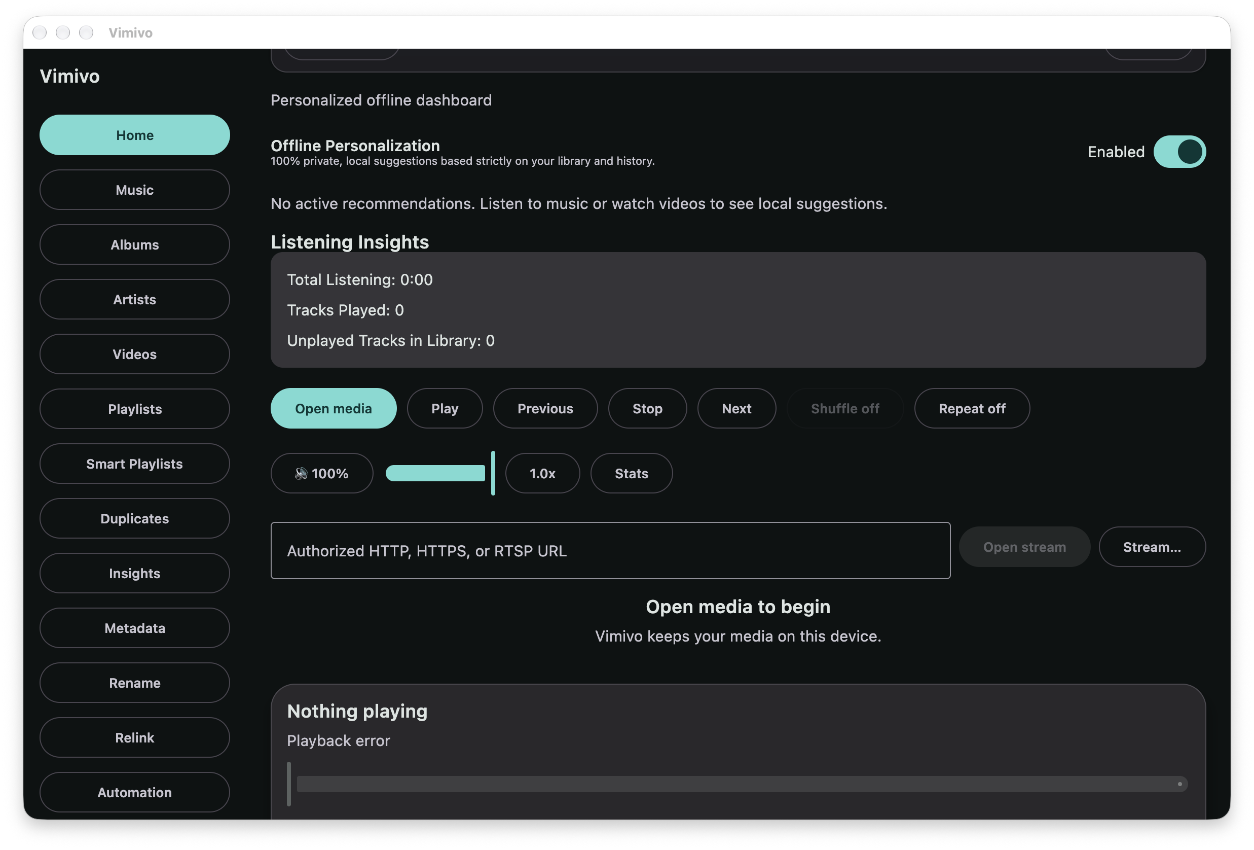 Vimivo Desktop Workspace